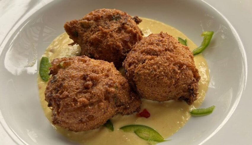 Crawfish hushpuppy