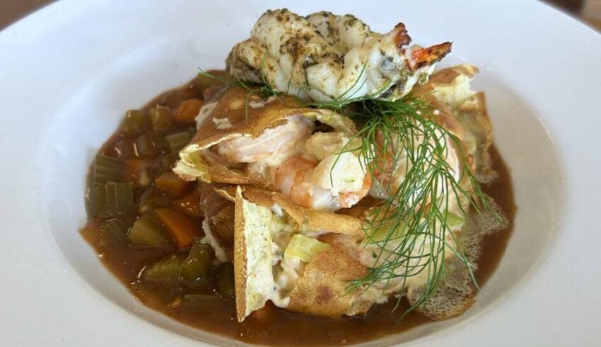 Shrimp crepe