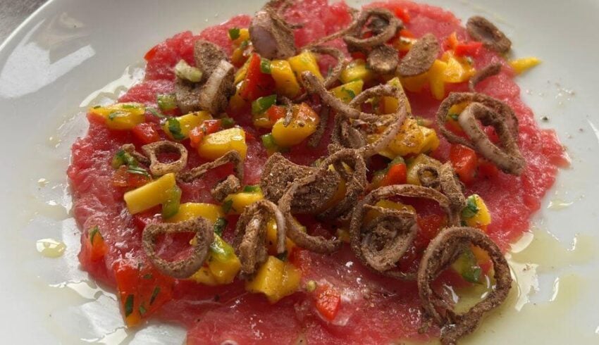 Tuna carpaccio