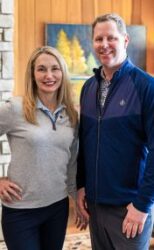 Alisa & Bill Winslow smiling for portrait